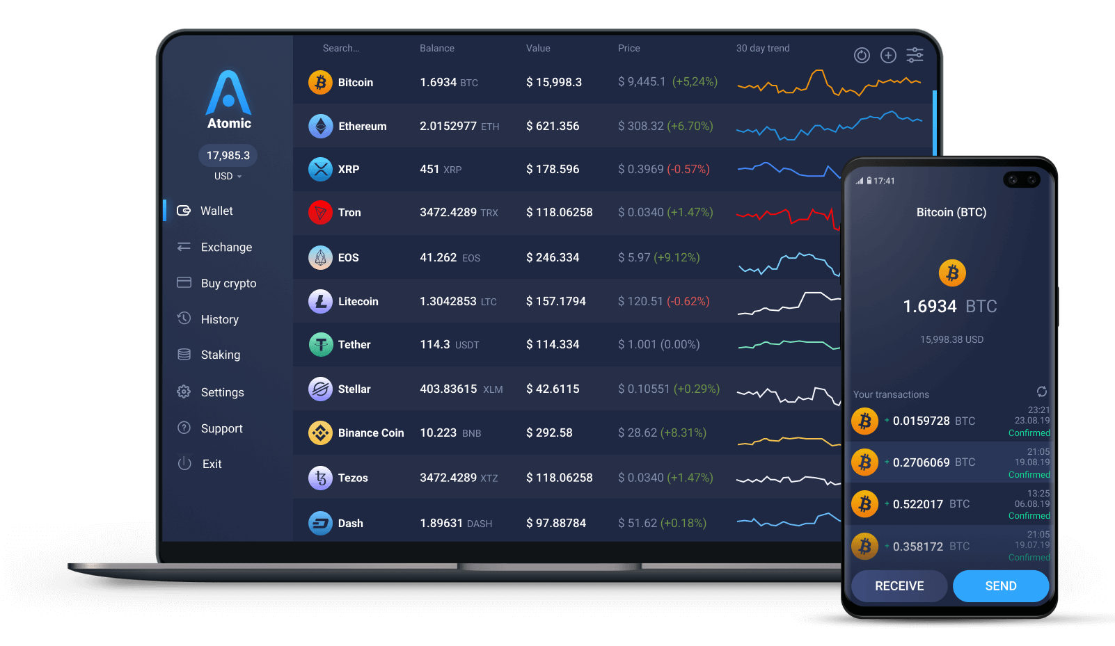 Tout savoir sur Atomic Wallet : installation, revenus passifs ...