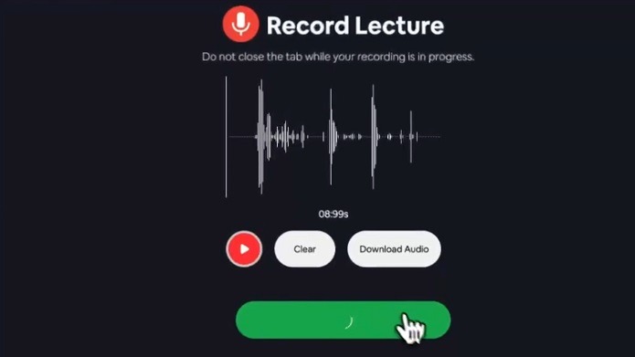 Turbolearn AI fonction audio