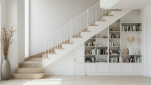 espace sous escalier