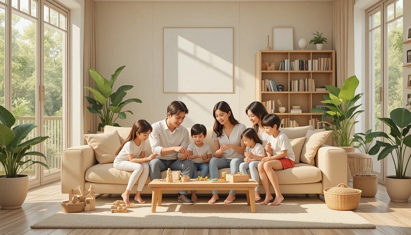 minimalisme familial