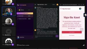 HiveTalk : la visioconférence décentralisée à l’ère de Nostr et Lightning Hivetalk interface