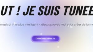Tunee AI : le partenaire musical qui compose en discutant avec vous Tunee AI article